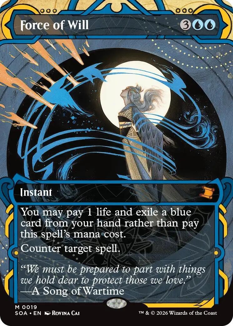 MTG SOA M Force of Will #19 NM MTG SOA M Force of Will #19 NM