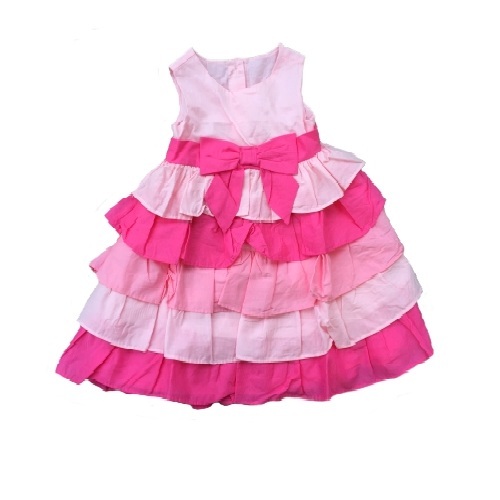 Brand NEW - Little Girls Pink Ruffle Dress w/ Bow by Gymboree - Choose Size