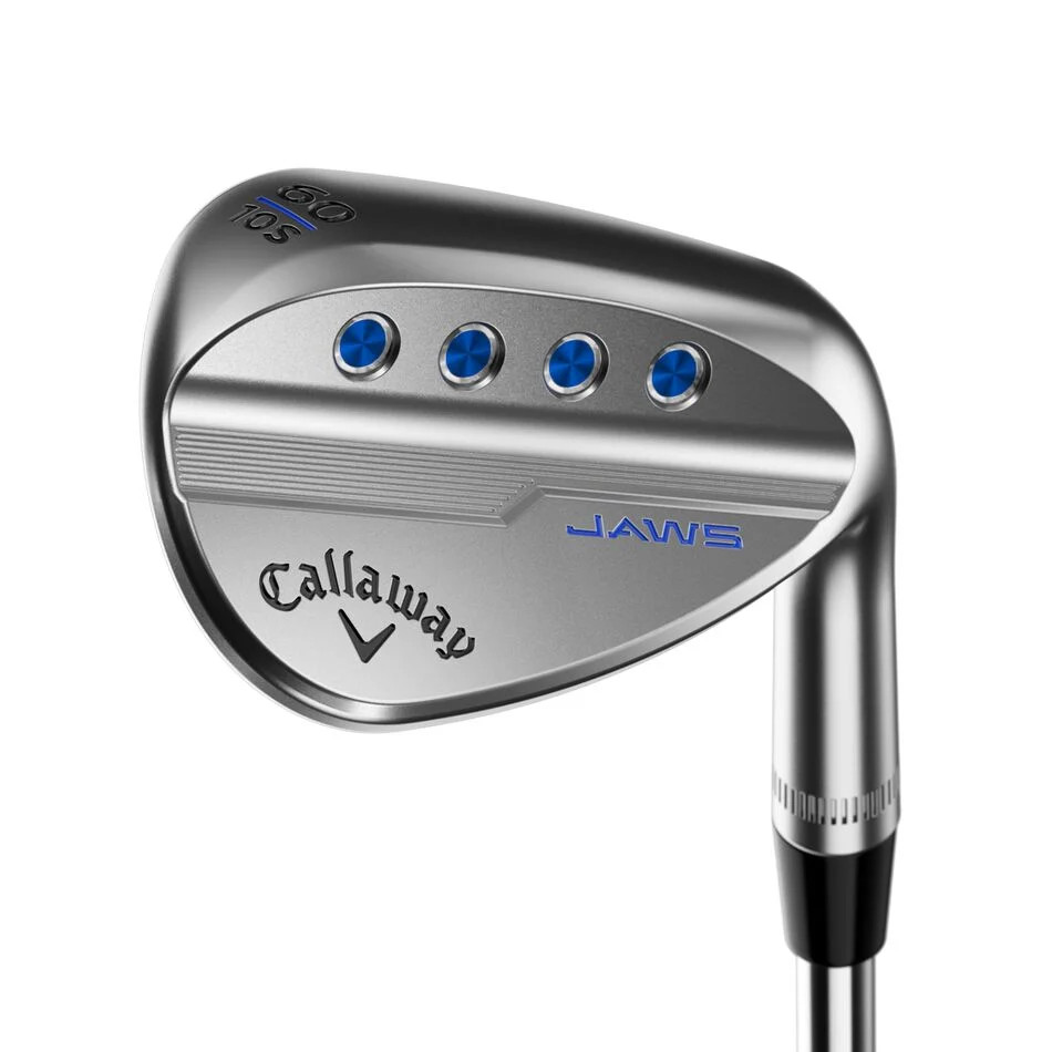 CALLAWAY JAWS MD5 CHROME LOB WEDGE 58°-12° (BOUNCE) W GRIND STEEL WEDGE STANDARD