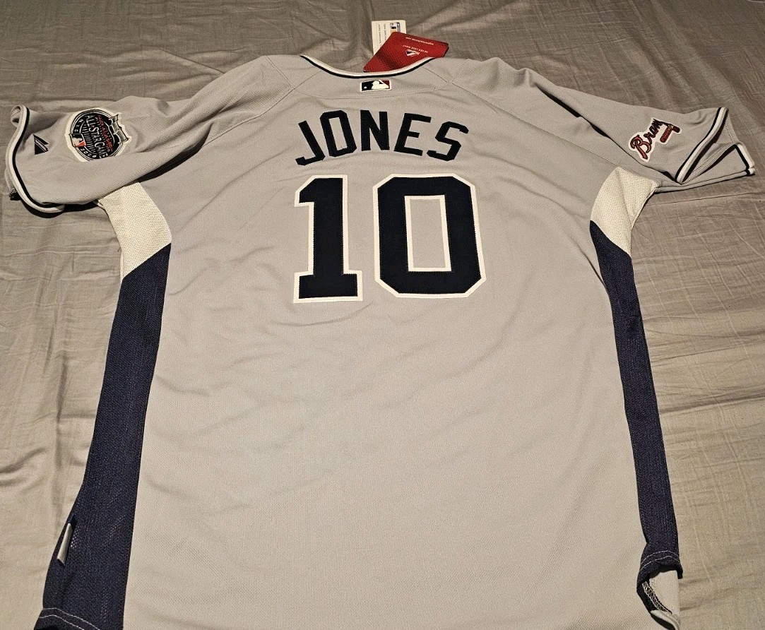 NWT Authentic Majestic Chipper Jones 2008 All Star Jersey Atl Braves L New York NWT Authentic Majestic Chipper Jones 2008 All Star Jersey Atl Braves L New York