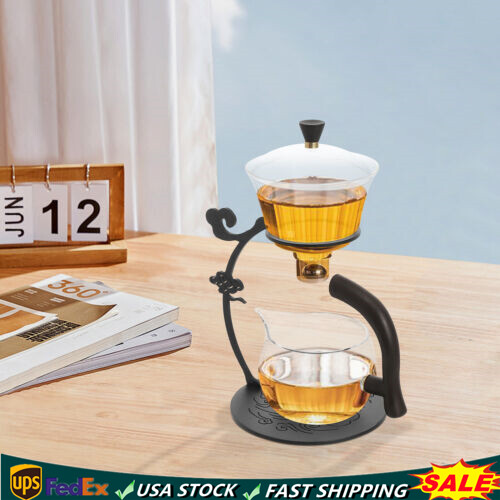 Modern Glass Tea Set Semi-Automatic Drip Pot for Tea Coffee – Lazy Kungfu