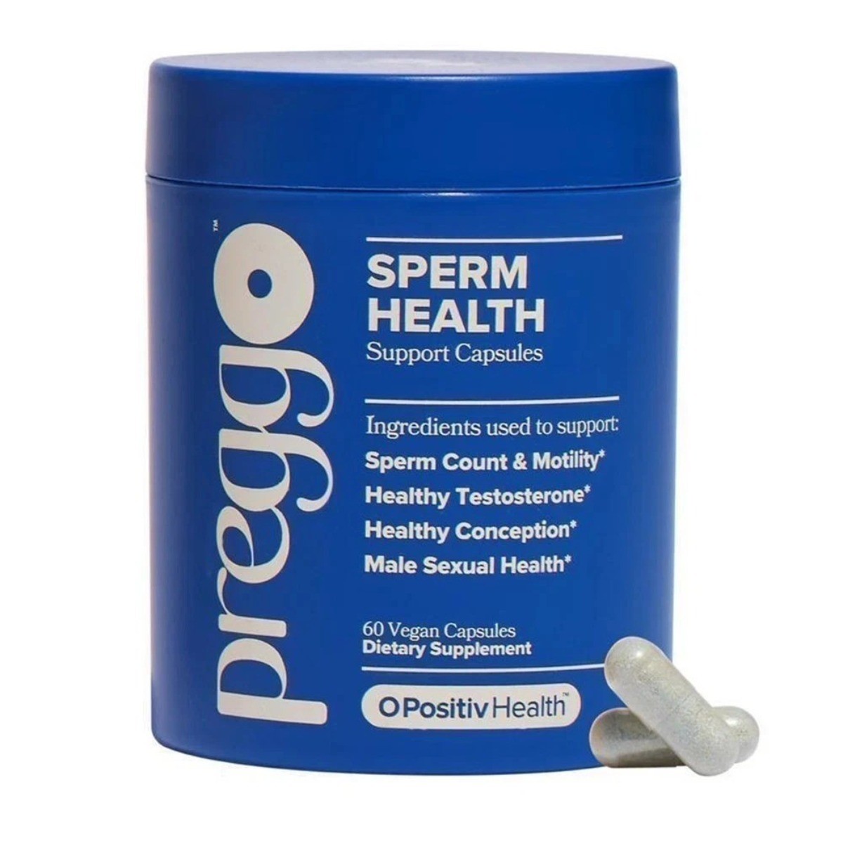 PREGGO O-Positive Sperm Health Boost–60 Capsules for Male Reproductive