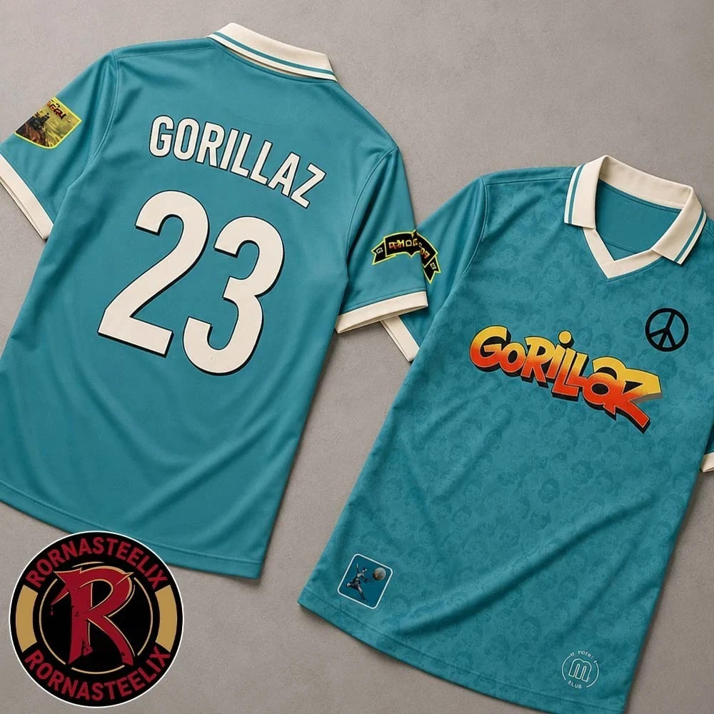 Gorillaz Collared Jersey 3D All size S-5XL