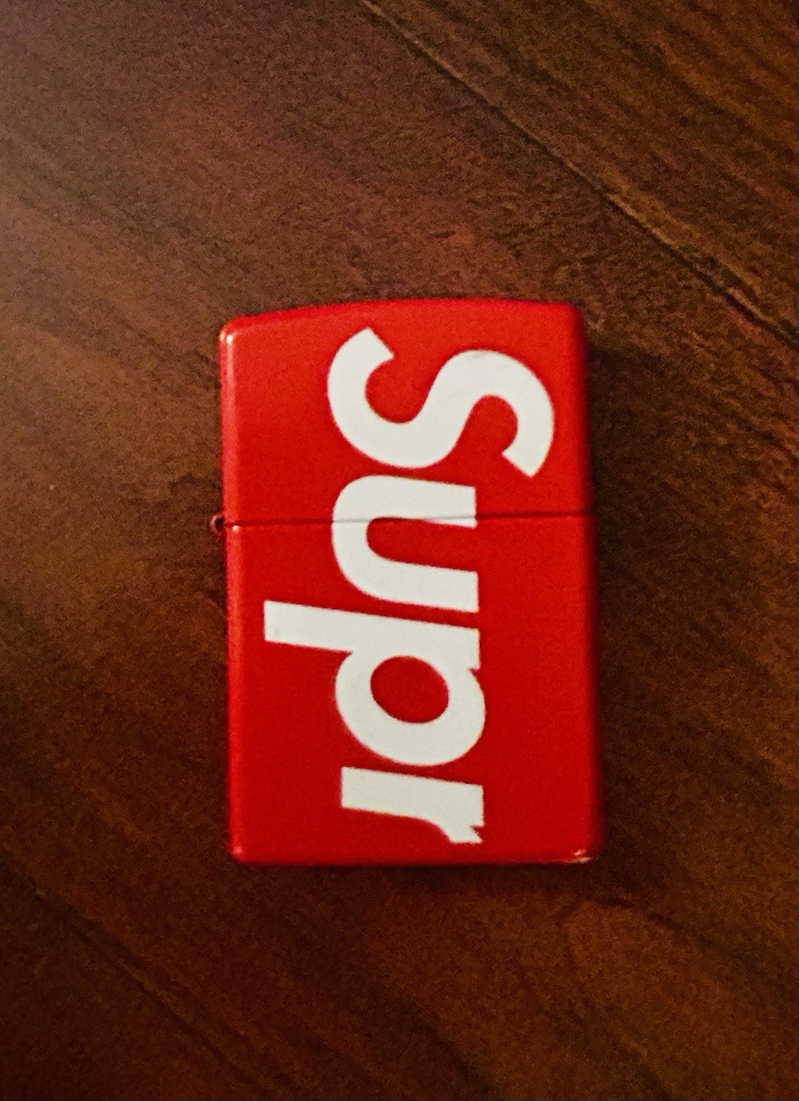 Supreme Red Zippo Lighter Authentic Supreme Red Zippo Lighter Authentic