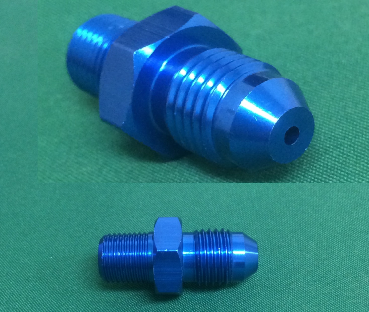 4AN -4AN AN4 to 1/8 NPT adapter fitting with .075\