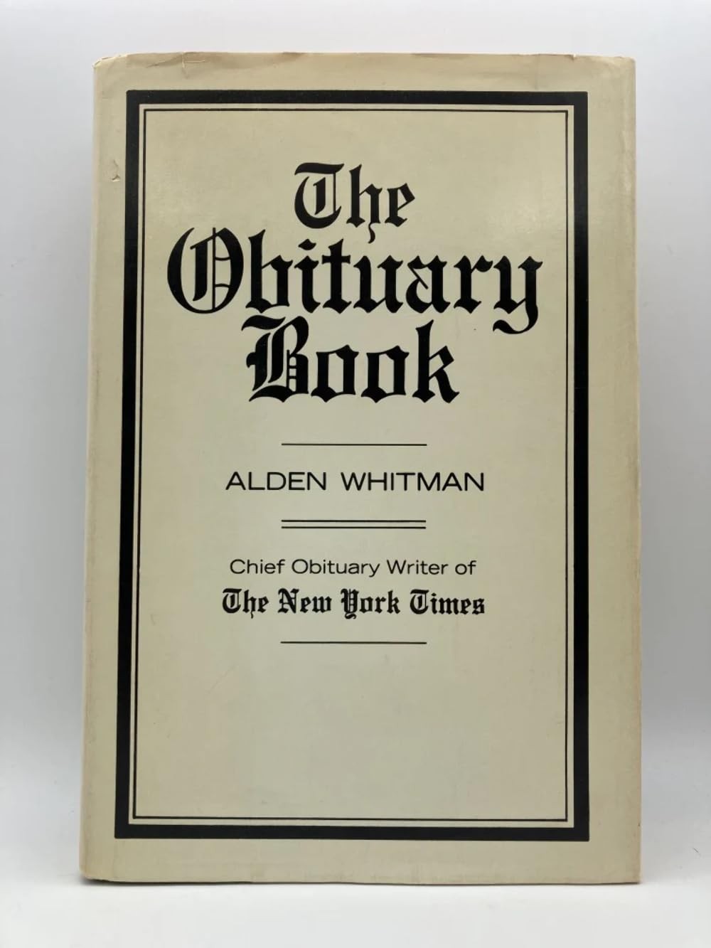 The obituary book The obituary book
