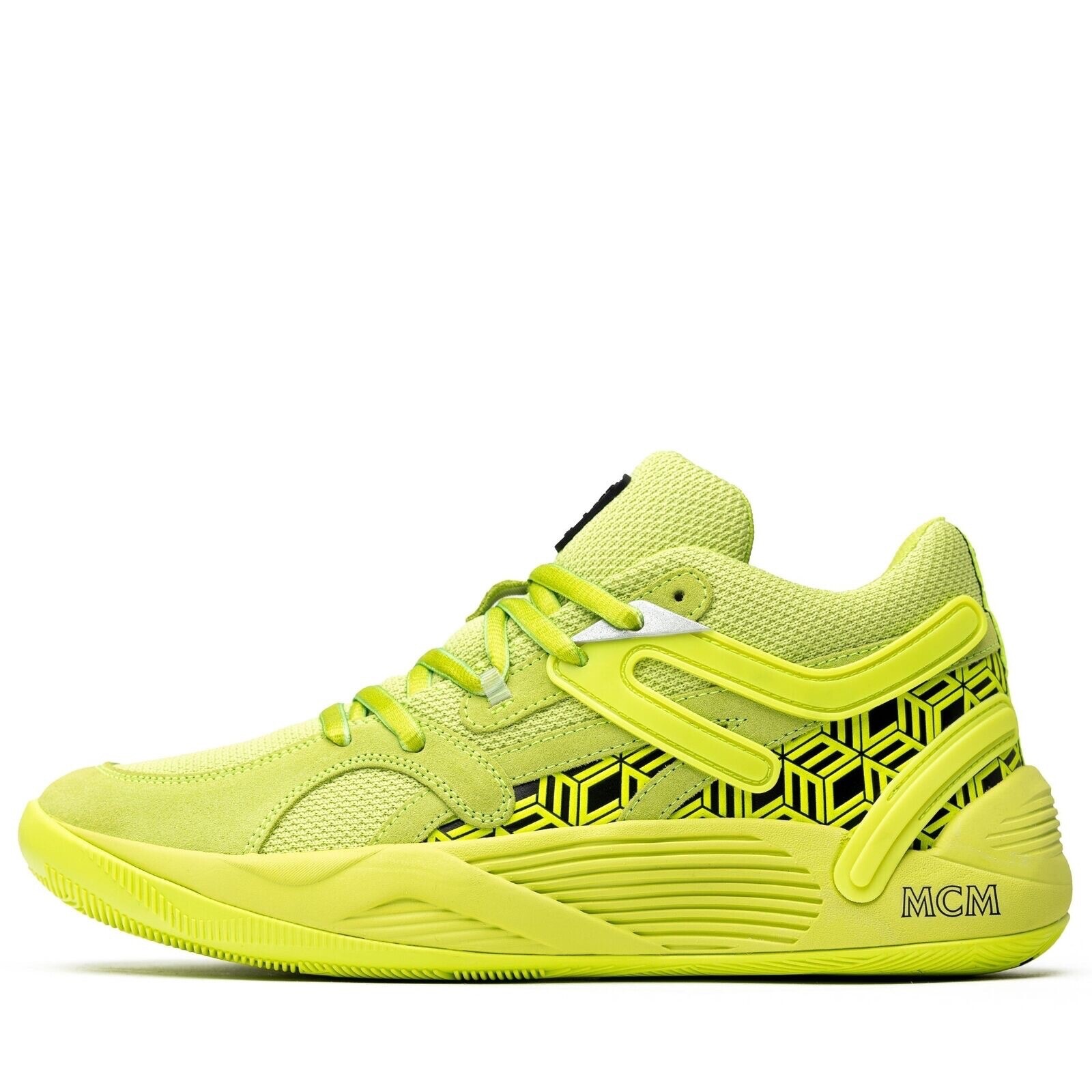 Puma X TRC Blaze Court Acid Lime Men\'s Size 12 Sneakers 377623-01