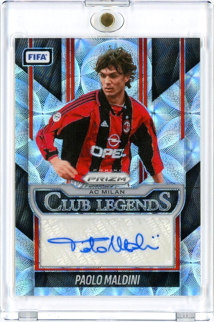 2025-26 Panini Prizm FIFA Paolo Maldini Auto Club Legends Choice AC Milan CL-PM