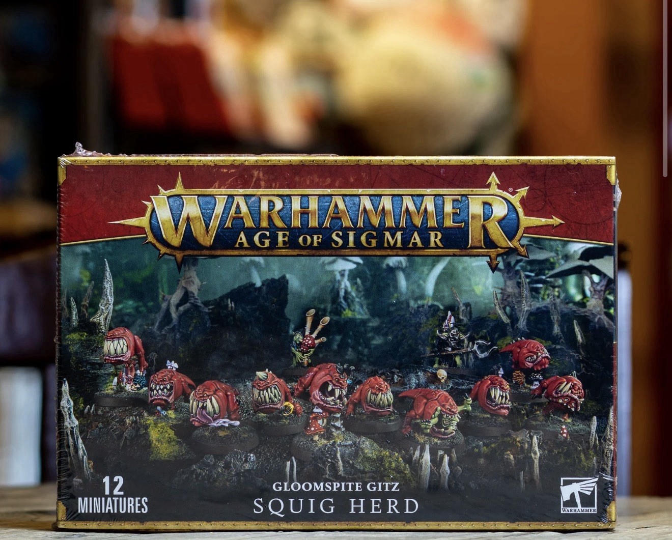 Warhammer Age of Sigmar Gloomspite Gitz Squig Herd 12 Miniatures NEW SEALED Warhammer Age of Sigmar Gloomspite Gitz Squig Herd 12 Miniatures NEW SEALED