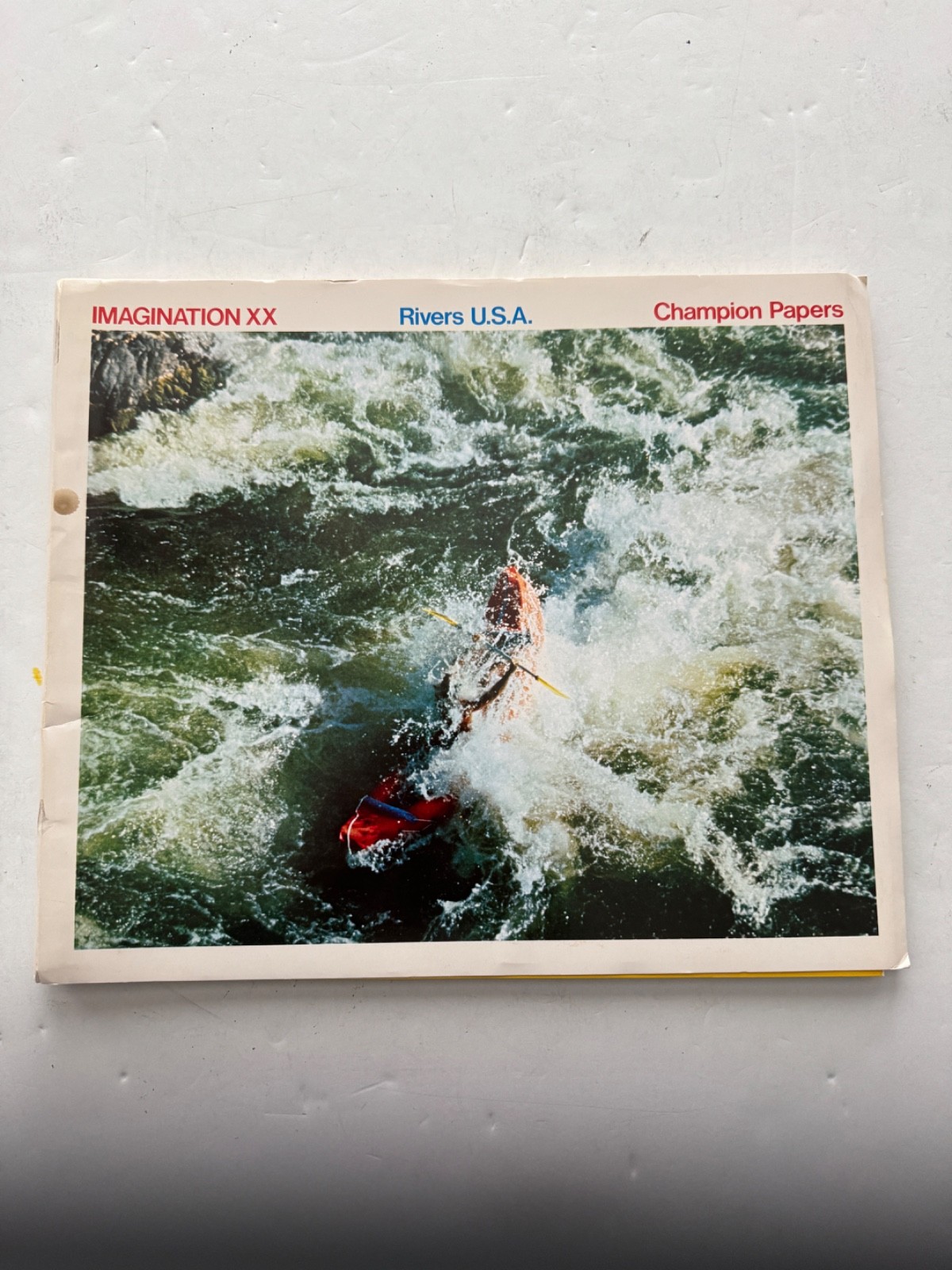 Vintage 1976 Champion Papers Imagination XX Rivers USA