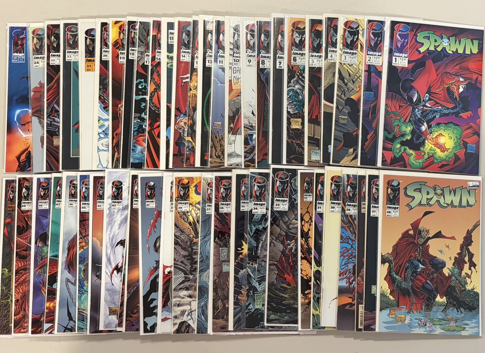Spawn 1-50 Complete Run Todd McFarlane Spawn Collection