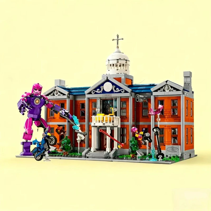 2026NEW 3093pcs  X Mansion Hero Base X-Force Command Center Mutant Showdown...