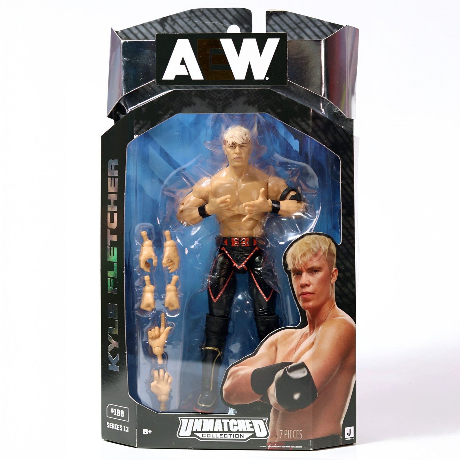 Kyle Fletcher - AEW Unmatched Series 13 Jazwares Toy Wrestling Action Figure Kyle Fletcher - AEW Unmatched Series 13 Jazwares Toy Wrestling Action Figure