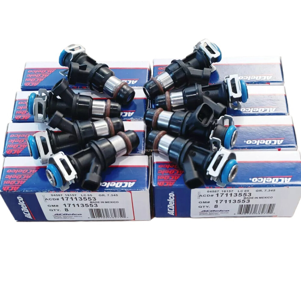 8X GENUINE OEM Fuel Injectors For 99-07 Chevy Silverado 4.8L 5.3L 6.0L 17113553 8X GENUINE OEM Fuel Injectors For 99-07 Chevy Silverado 4.8L 5.3L 6.0L 17113553