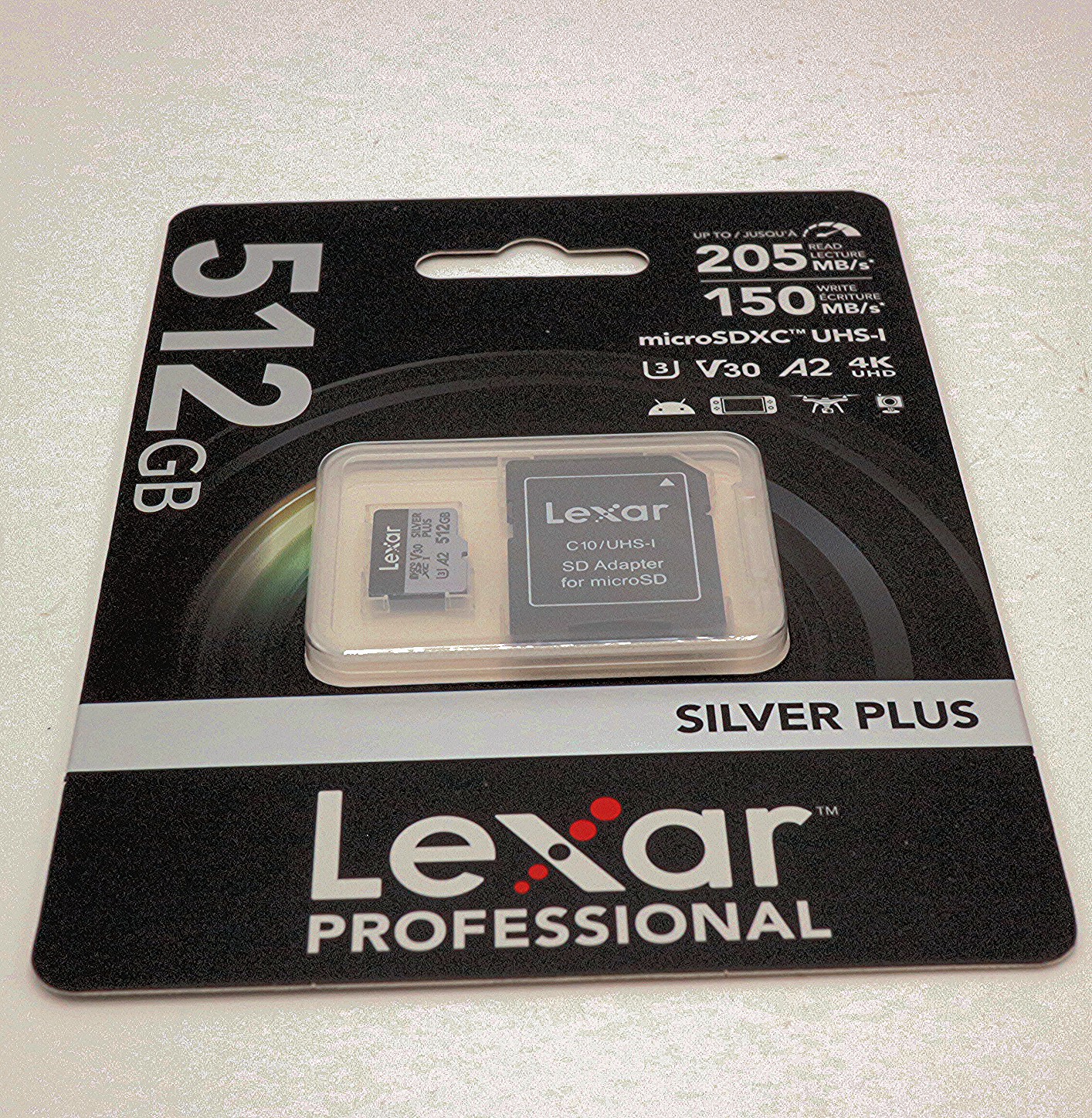 Lexar Professional 512gb V30 microSDXC Card BRAND NEW SEALED 4K Canon Sony Nikon