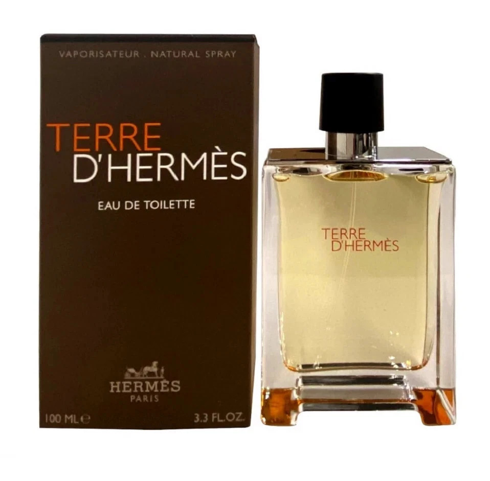 Terre D\'Hermes by Hermes 3.3/3.4 oz Eau de Toilette Cologne for Men New In Box