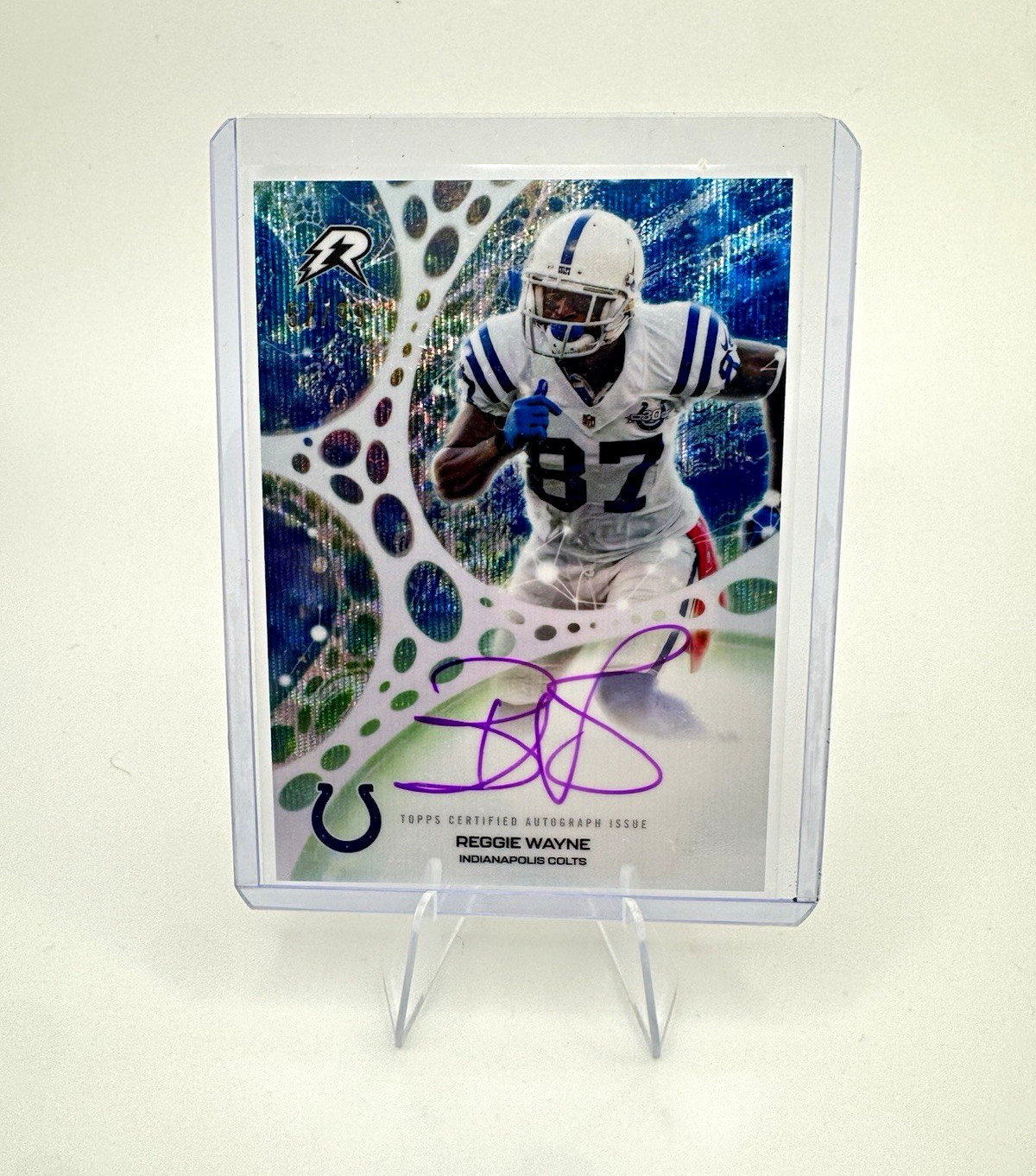 2023 Topps Resurgence Molecular Marks Reggie Wayne Auto MM-REW Colts /99 2023 Topps Resurgence Molecular Marks Reggie Wayne Auto MM-REW Colts /99