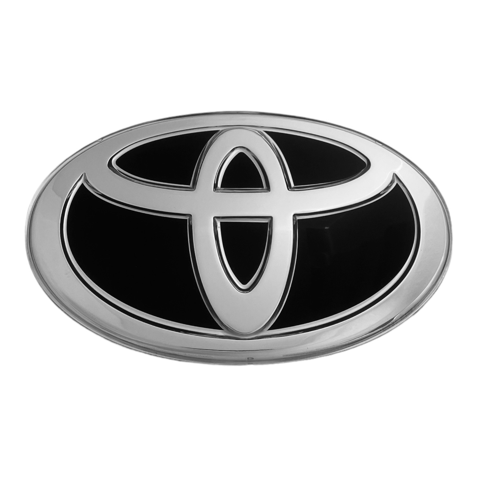 Custom New Logo Toyota Front Grille Emblem Black Chrome for Tacoma 2011-2015