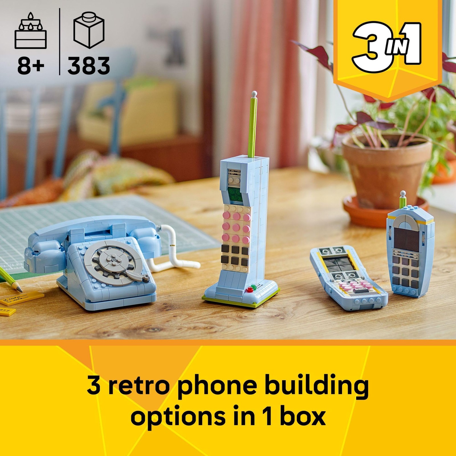 LEGO Creator 3-in-1 Retro Telephone Set