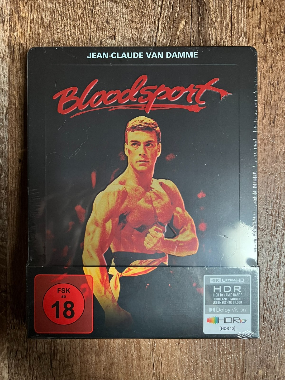 Bloodsport w. Steelbook (4K UHD + Blu-ray, EU Import, Region Free) *NEW/SEALED*
