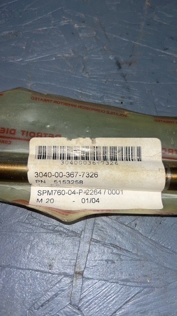 *NEW*NOS Detroit Diesel Shouldered Shaft 5153258 1/2