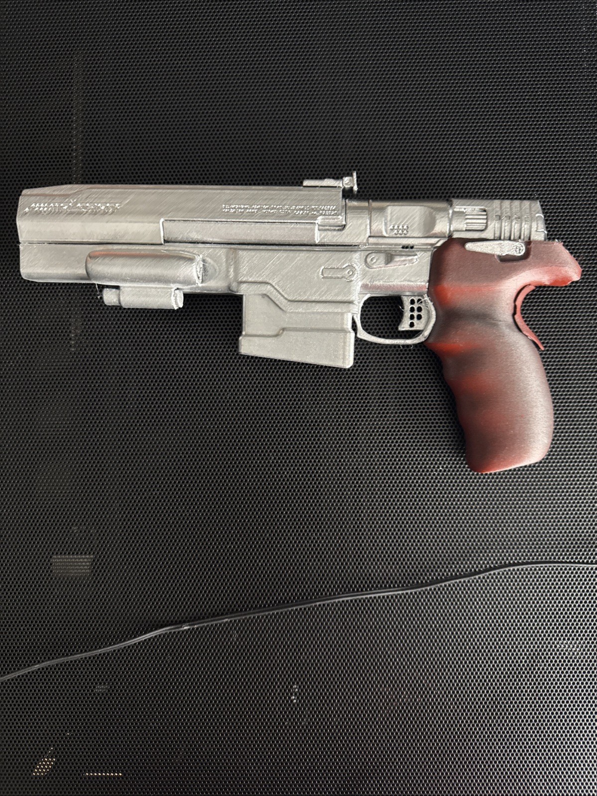Johnny Silverhand Malorian Arms 3516 3D Printed Prop Johnny Silverhand Malorian Arms 3516 3D Printed Prop