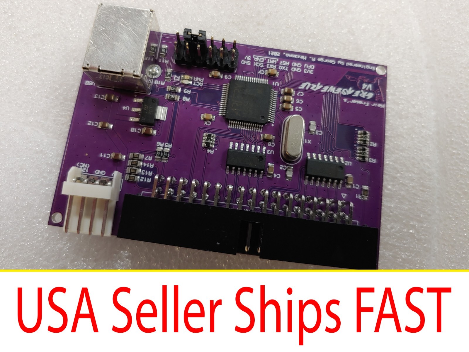 GreaseWeazle v4 board USB floppy drive adapter Retro All Formats GreaseWeazle v4 board USB floppy drive adapter Retro All Formats