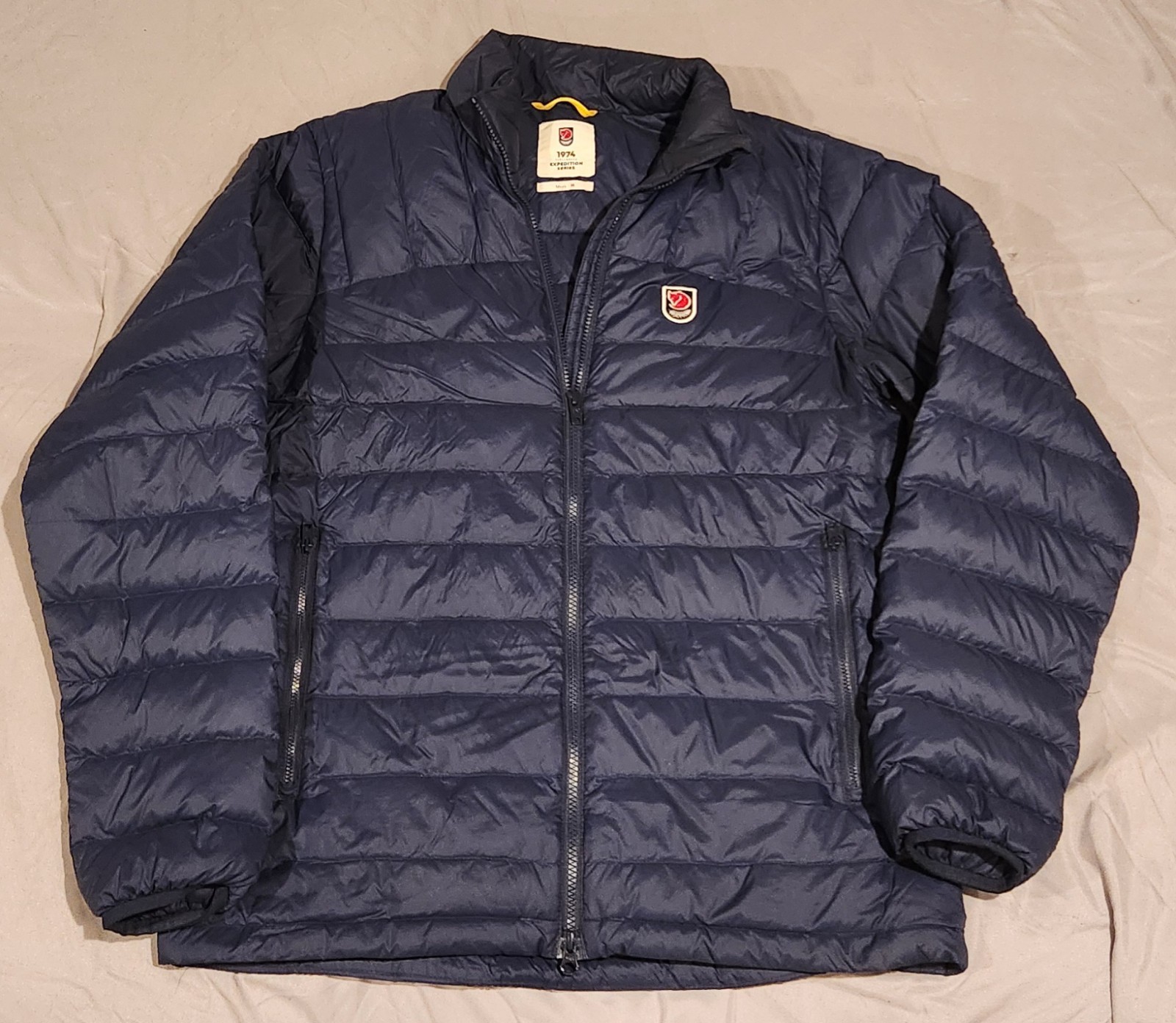 Fjallraven 1974 Expedition Series Latt Jacket Mens Medium Blue Puffer Packable
