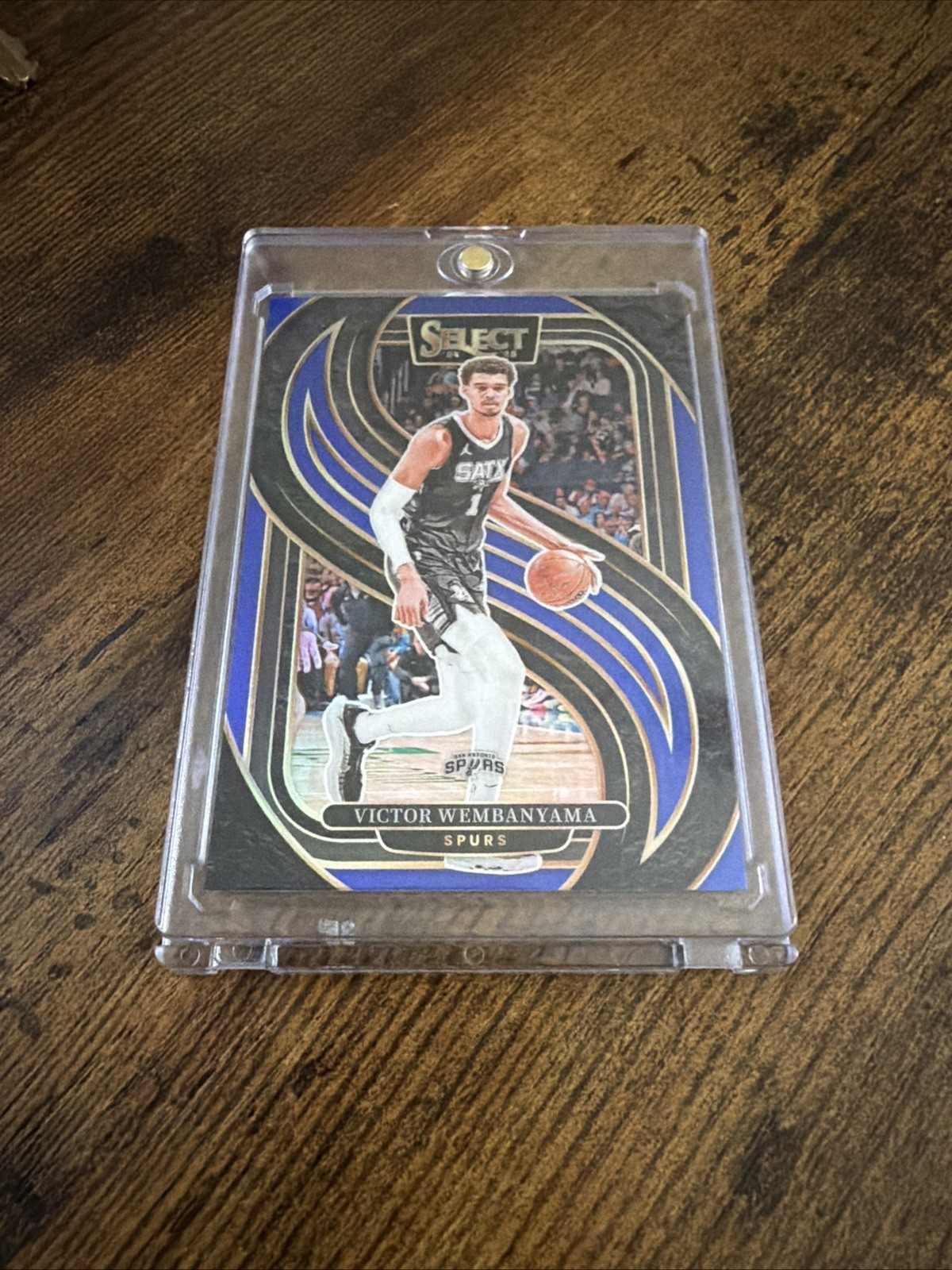 2024-25 Panini Select #102 Victor Wembanyama Premier Blue Tectonic 2024-25 Panini Select #102 Victor Wembanyama Premier Blue Tectonic
