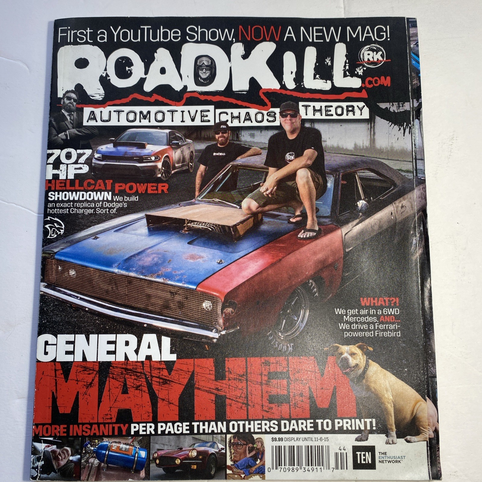 Roadkill Magazines Issue No.1 Freiburger Finnagan Hot Rod Motor Trend 