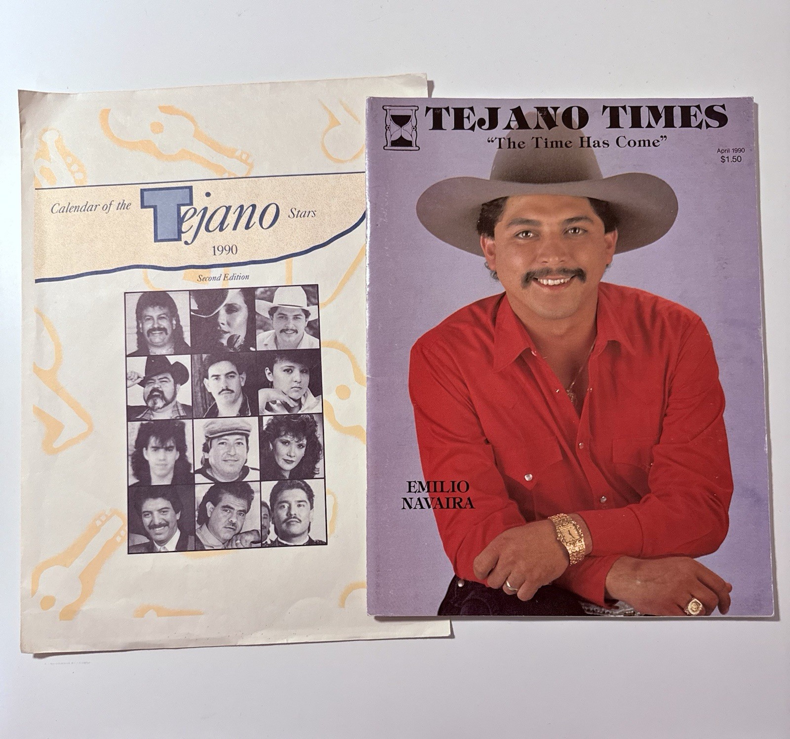 Extremely Rare Tejano Times 1990 Magazine Emilio Navaira Selena Quintanilla Mazz