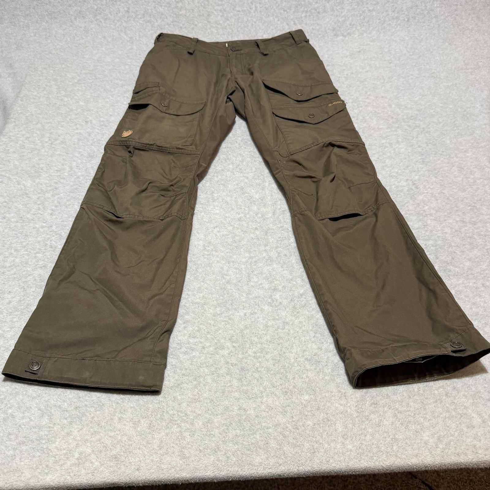 FJALLRAVEN Vidda Pro Ventilated Trousers Hiking Dark Olive Size Mens US 30\