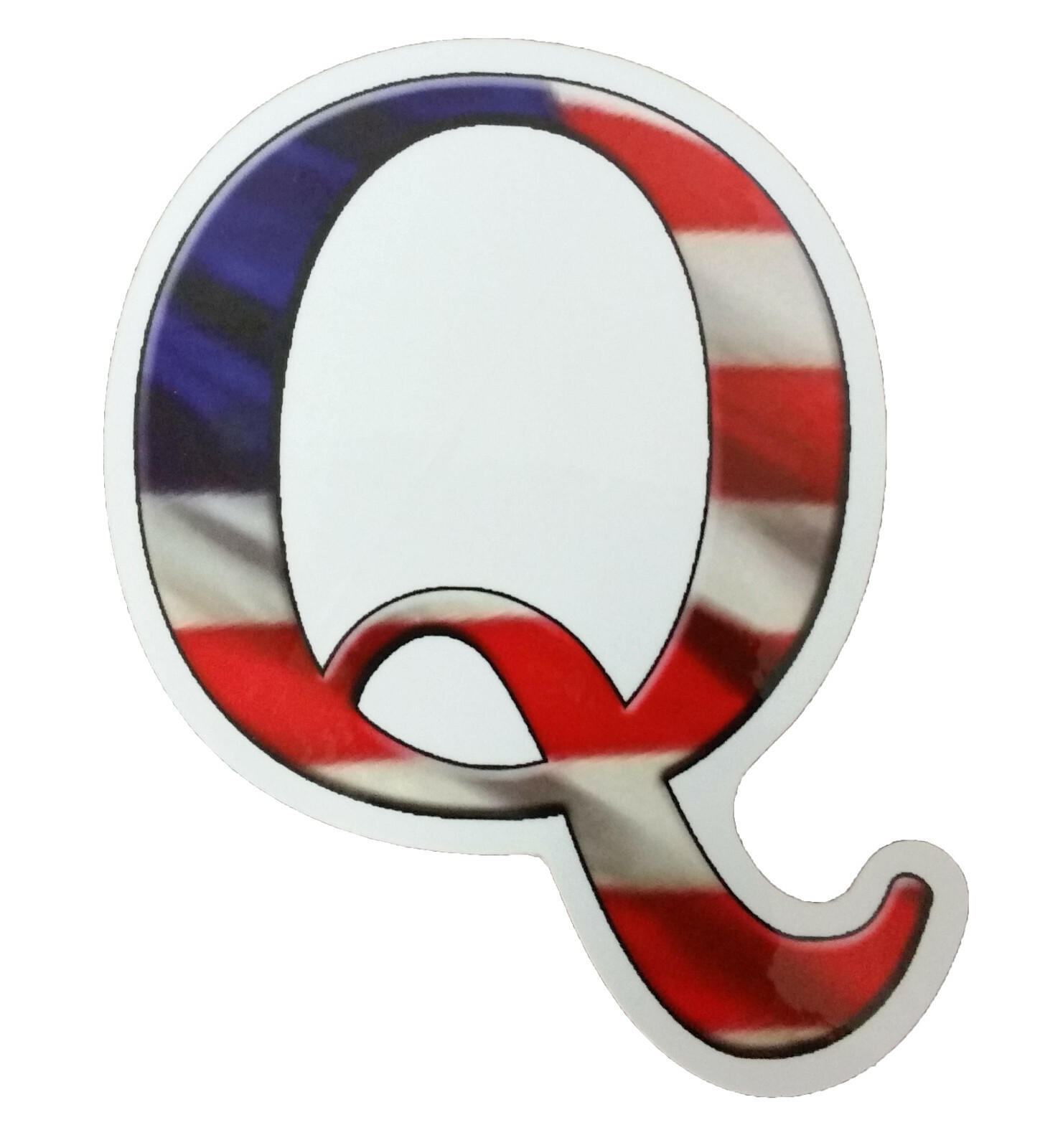 Q Sticker 17th letter of the Alphabet Albuquerque Burque New Mexico Sticker