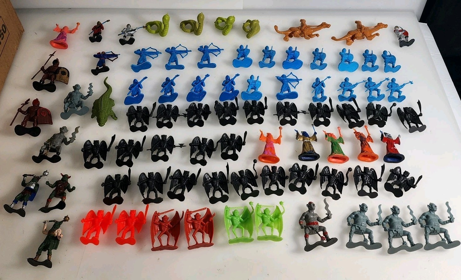 Vintage 1981 Dragonriders of the Styx Wizards Dragon Orc Action Figure 80+ Lot Vintage 1981 Dragonriders of the Styx Wizards Dragon Orc Action Figure 80+ Lot