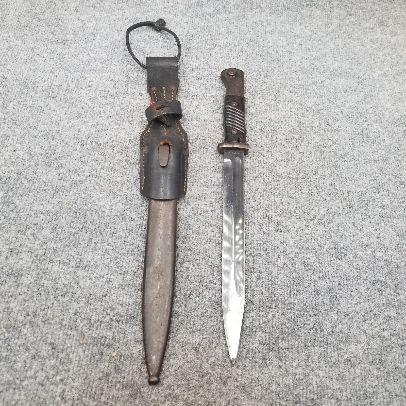 WW2 GERMAN BAYONET & FROG K98 MATCHING 41 COF Carl Eichhorn WaA883