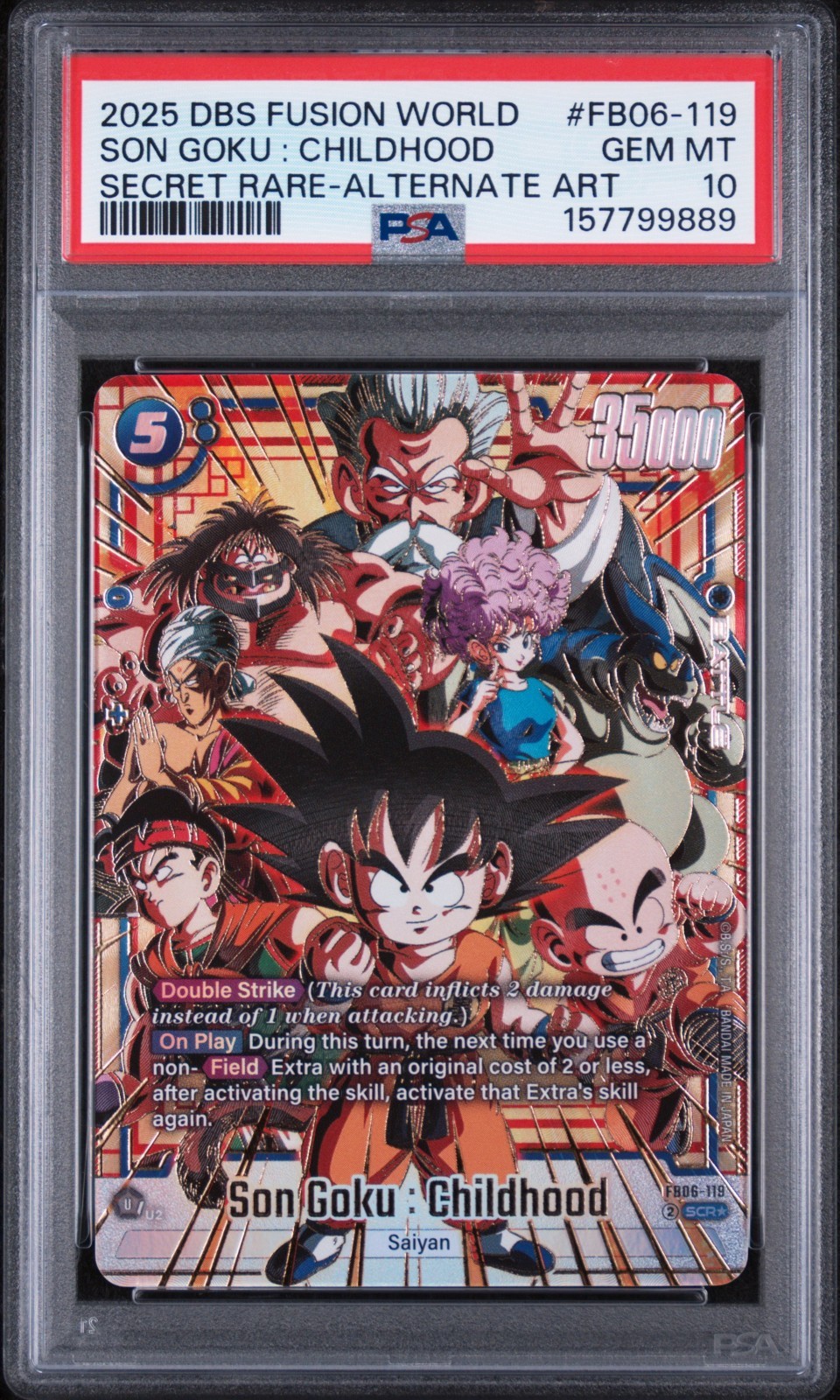 Son Goku: Childhood SCR Alt FB06-119 PSA 10