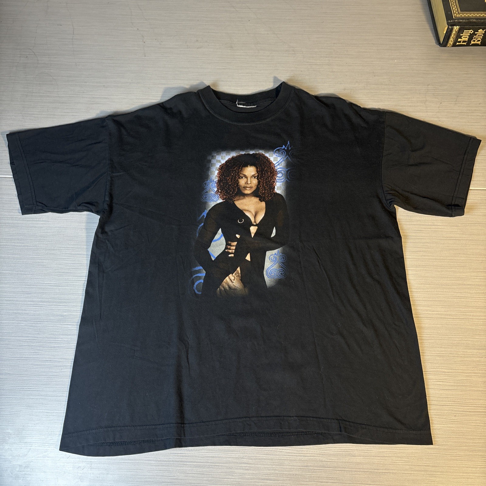 Vintage Janet Jackson The Velvet Rope 1998 T Shirt Men Size L Gray Vintage Janet Jackson The Velvet Rope 1998 T Shirt Men Size L Gray