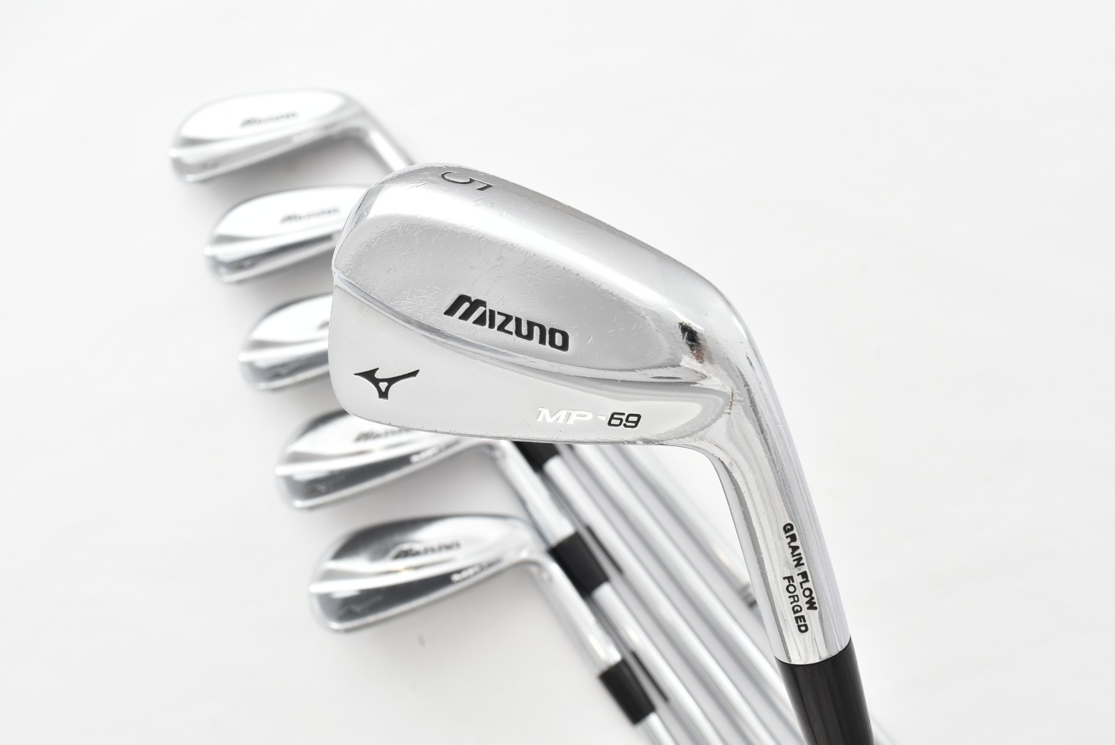 Mizuno MP-69 Grain Flow Forged Iron Set 5-PW 6pcs Dynamic Gold S200 Stiff JDM RH