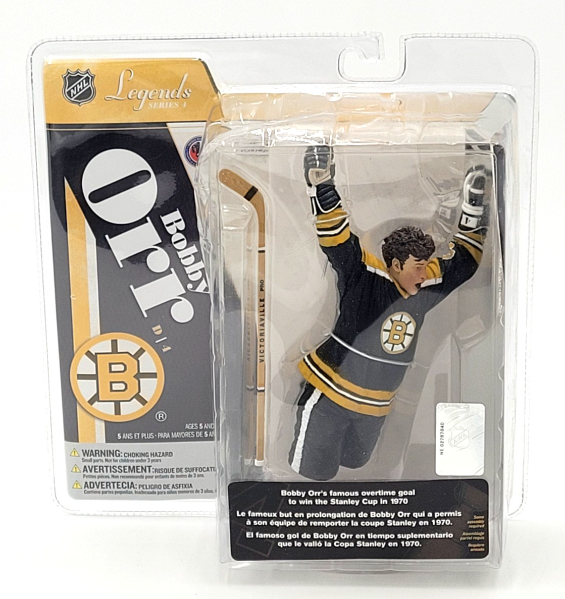 2006 McFarlane NHL Legends Series 1 Bobby Orr Boston Bruins Action Figure
