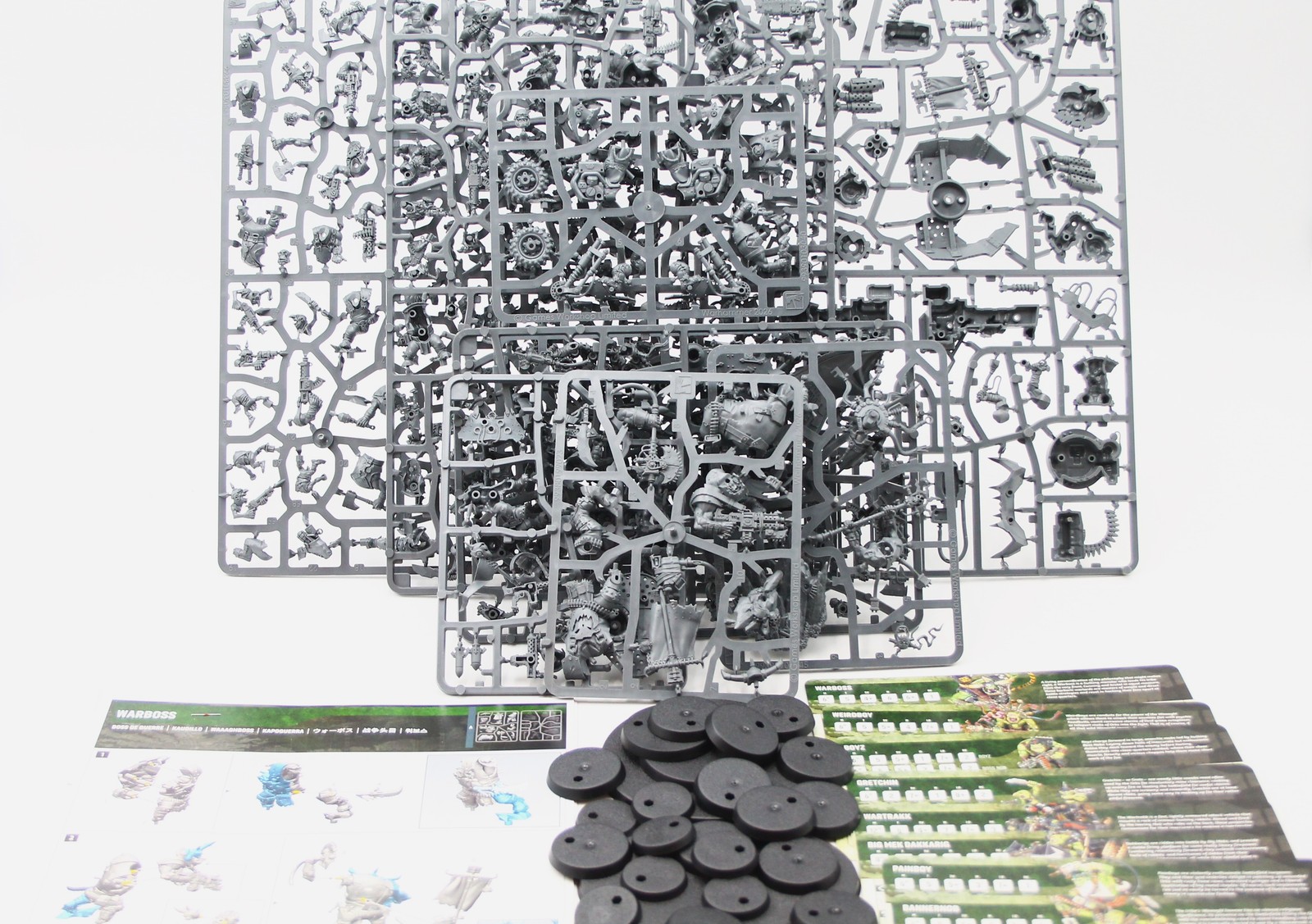 Warhammer 40k 11th Ed: Orks Half Armageddon Box (On Sprue /w Cards)