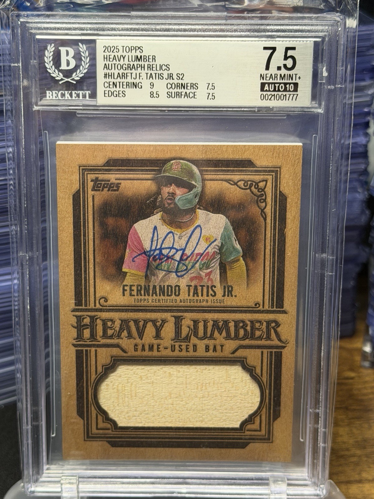 2025 Topps Series 2 - Heavy Lumber Autograph Relics Fernando Tatís Jr. #HLAR-FTJ