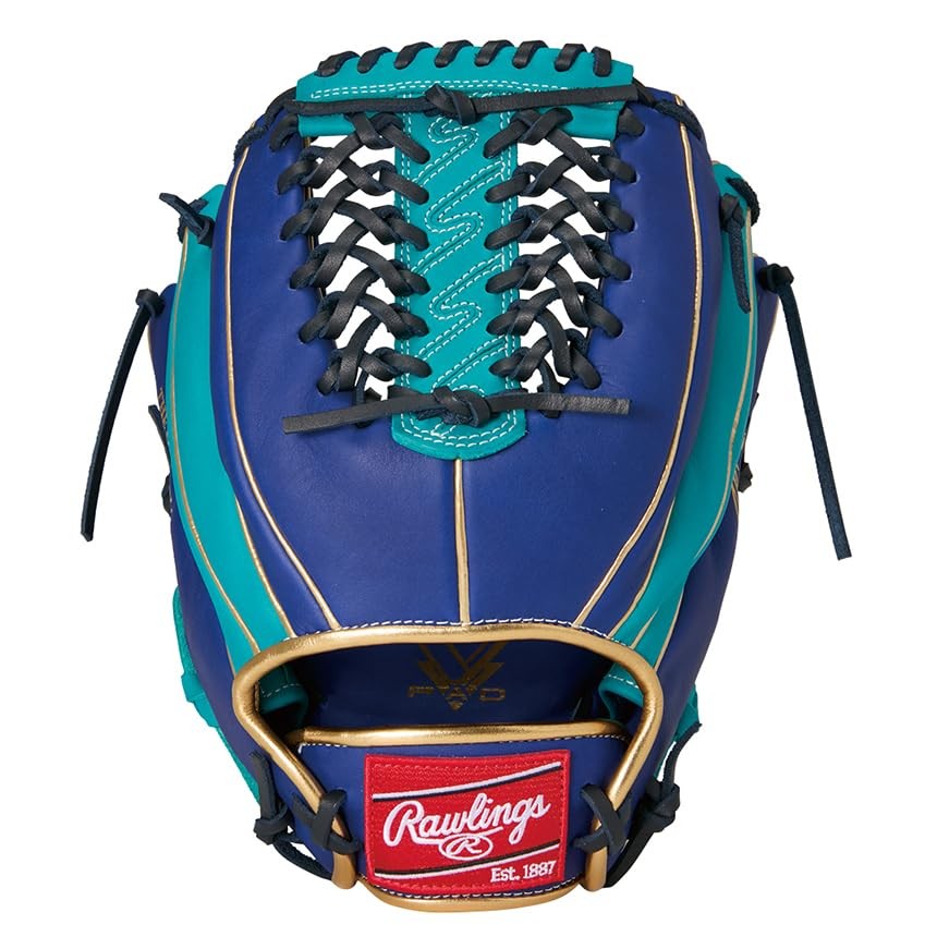 Rawlings GR5HTCALR Baseball Glove Soft Adult HYPER TECH COLOR SYNC Indigo/M