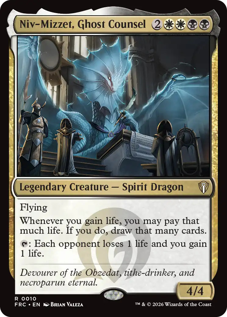 [Pre-Order] MTG Niv-Mizzet, Ghost Counsel FRC English
