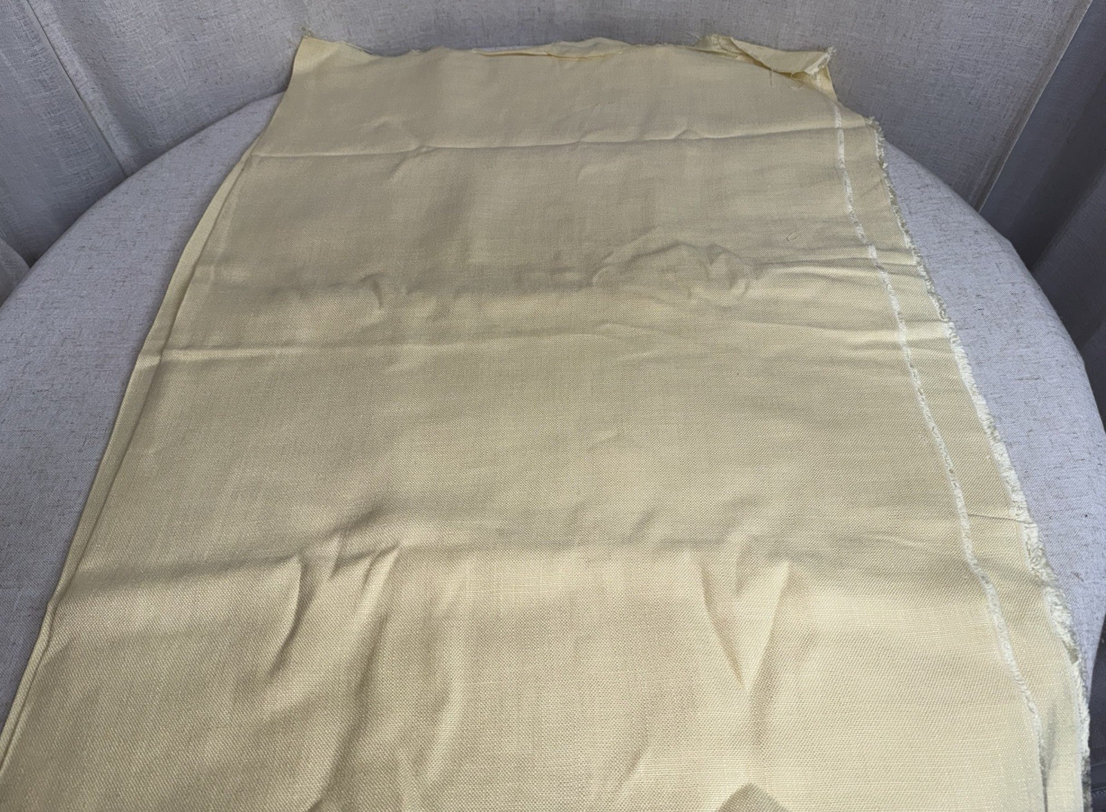 HUGE Piece of Cross Stitch Fabric 4 + yards 58x158 Butter Yellow Cream 22 20 Ct HUGE Piece of Cross Stitch Fabric 4 + yards 58x158 Butter Yellow Cream 22 20 Ct