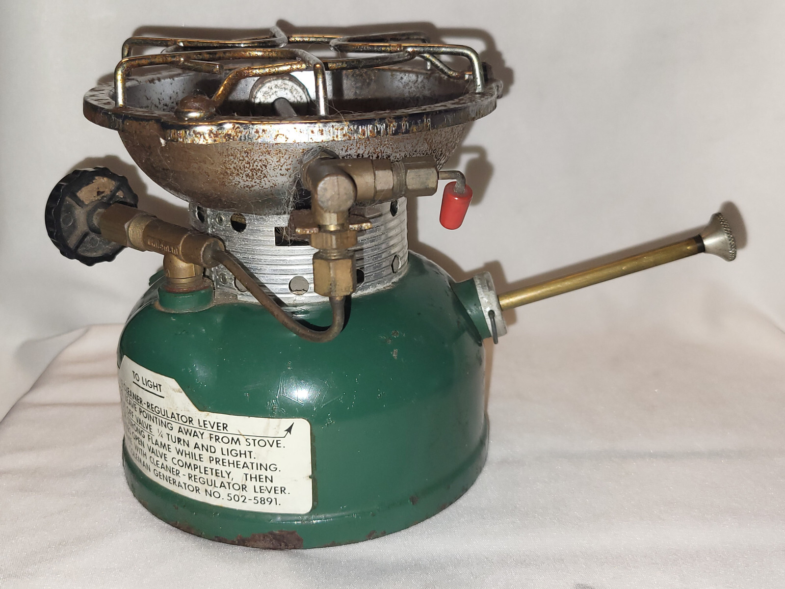 VINTAGE 502-700 COLEMAN KEROSENE SPORTSTER SINGLE BURNER STOVE WICHITA USA 9/78