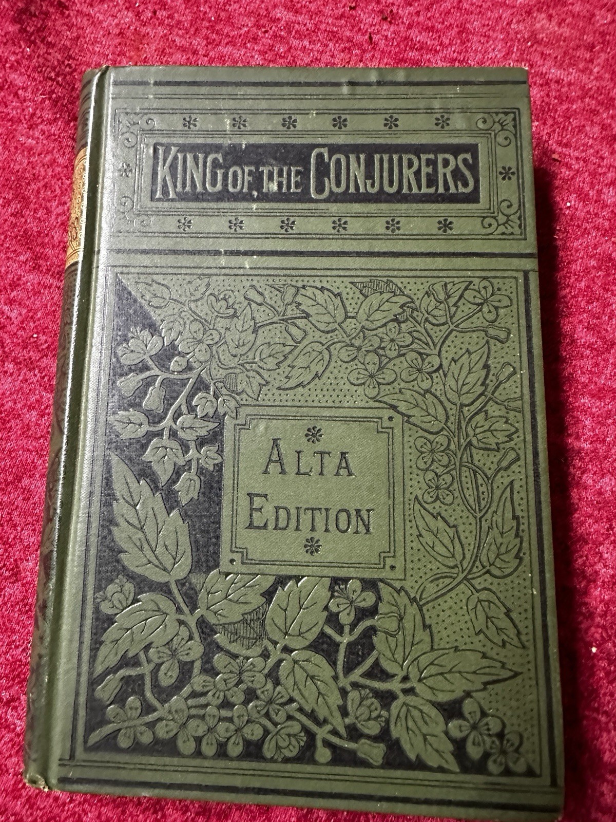 1859 Life of Robert Houdin King of the Conjurers Alta Antique Book