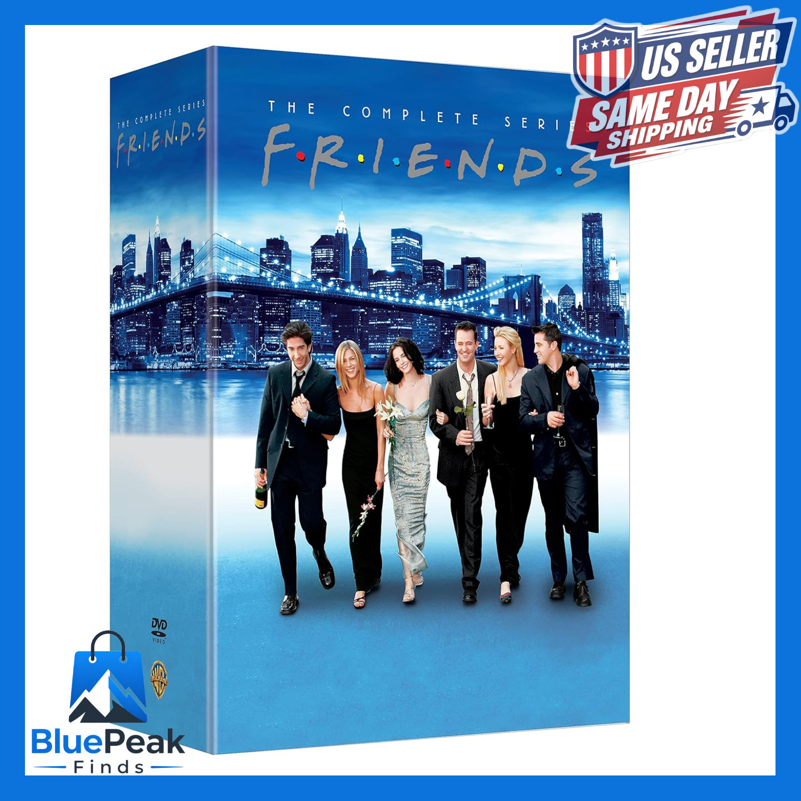 Friends: The Complete Series DVD Collection 25th Anniversary Seasons 1-10 Friends: The Complete Series DVD Collection 25th Anniversary Seasons 1-10