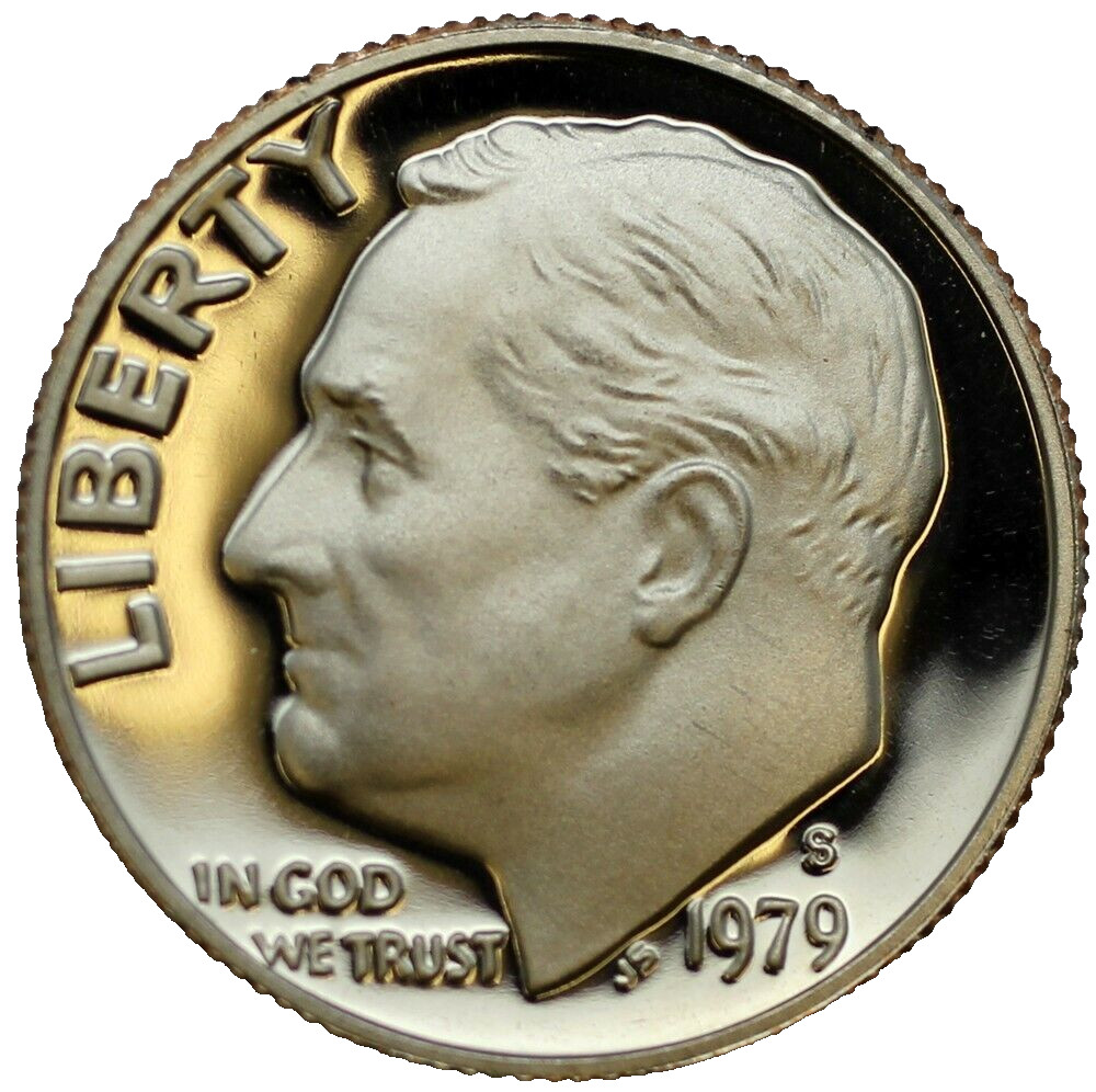 1979-S Type 2 Roosevelt Dime Proof - T2 