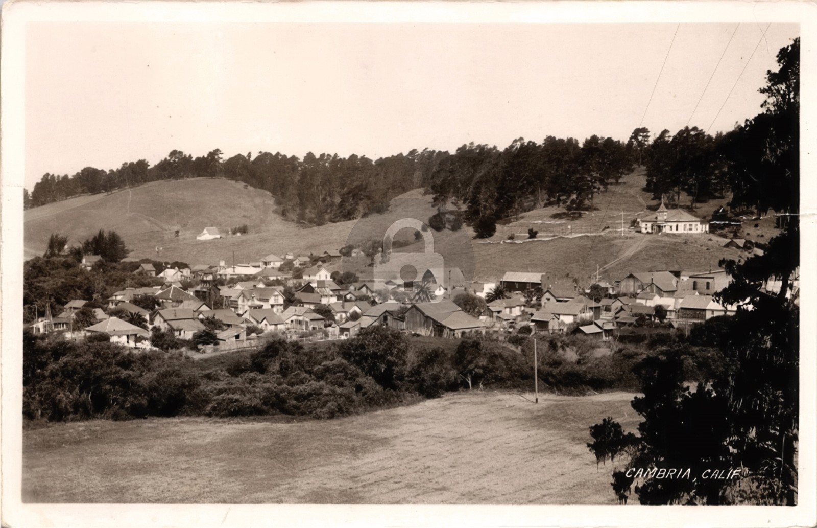 Cambria California CA Real RPPC Photo Postcard COPY Cambria California CA Real RPPC Photo Postcard COPY
