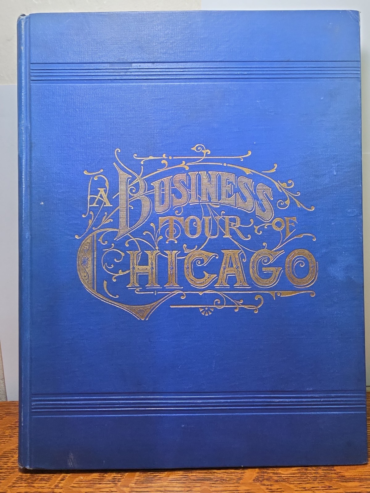 1887 A Business Tour of Chicago 50 Years of Progress Rare Historic Book JRRDS